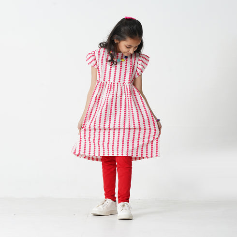 Pink Hearts Dress